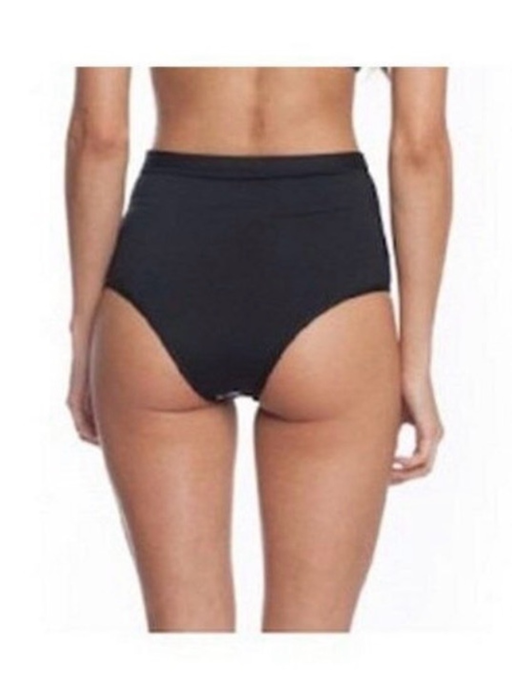 TAVIK High-Waist Black Floral Panel Swim Surf Bottoms Size Large - Picture 7 of 7